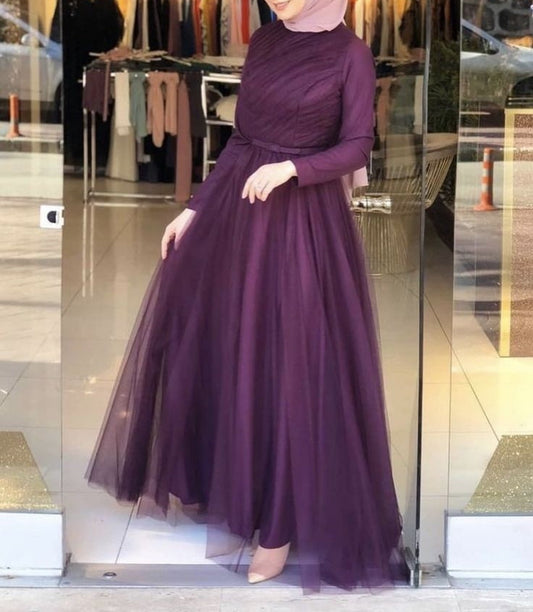 Maxi Dress-Purple